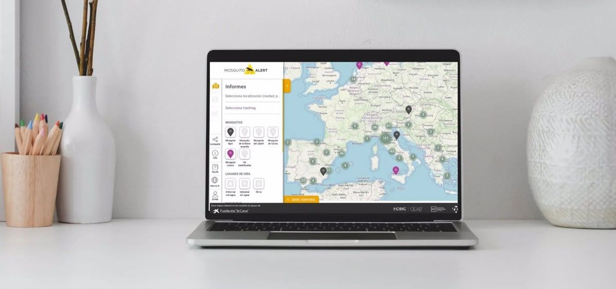 Mapa interactivo sobre la presencia de mosquitos en España (Foto: EP - Fundación La Caixa)