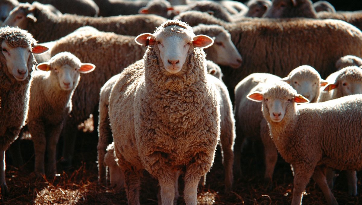 Grupo de ovejas en granja (Foto: Freepik)