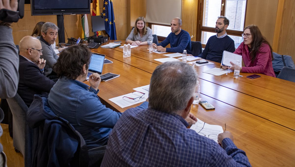 Reunión de la Consejería con las organizaciones agrarias. (Foto: La Rioja)