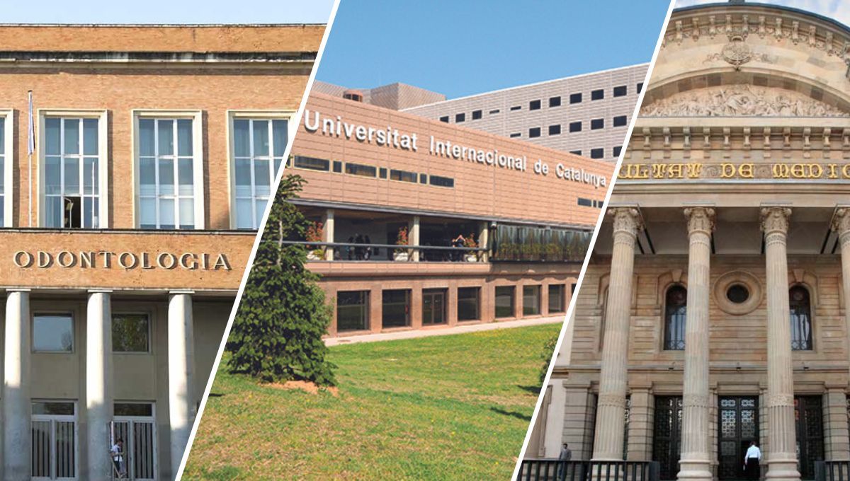 Universidad Complutense de Madrid, Universitat Internacional de Catalunya y Universidad de Barcelona son las tres universidades españolas que han entrado en el top 100 mundial de Odontología (Montaje Consalud)