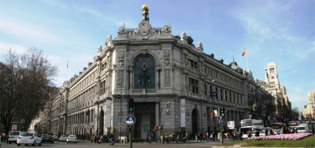 Fachada del Banco de España en Madrid