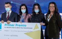 La cuarta edición del Premio Mejor Caso Clínico Multidisciplinar Dental Star ha reconocido el trabajo de las odontólogas Lucía Esteban Infantes y Lucía Bonilla y el cirujano César Colmenero (Foto. ECSalud)
