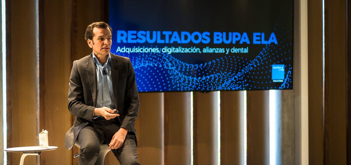 Iñaki Peralta, CEO de Sanitas, durante la presentación de los resultados (Foto. Sanitas)