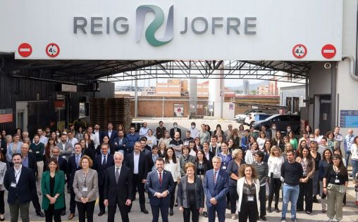 El presidente de la Generalitat, Pere Aragonés, visita la planta de Reig Jofre