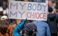 Una manifestación en Chicago sobre el aborto en Estados Unidos (Foto: Chris Riha/ZUMA Press Wire/dpa)