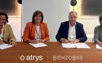 Firma del acuerdo entre Atrys y Bienzobas (Foto. Atrys)