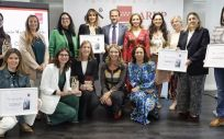 Foto de familia de las premiadas (Foto. Premios Madrid Flexible)