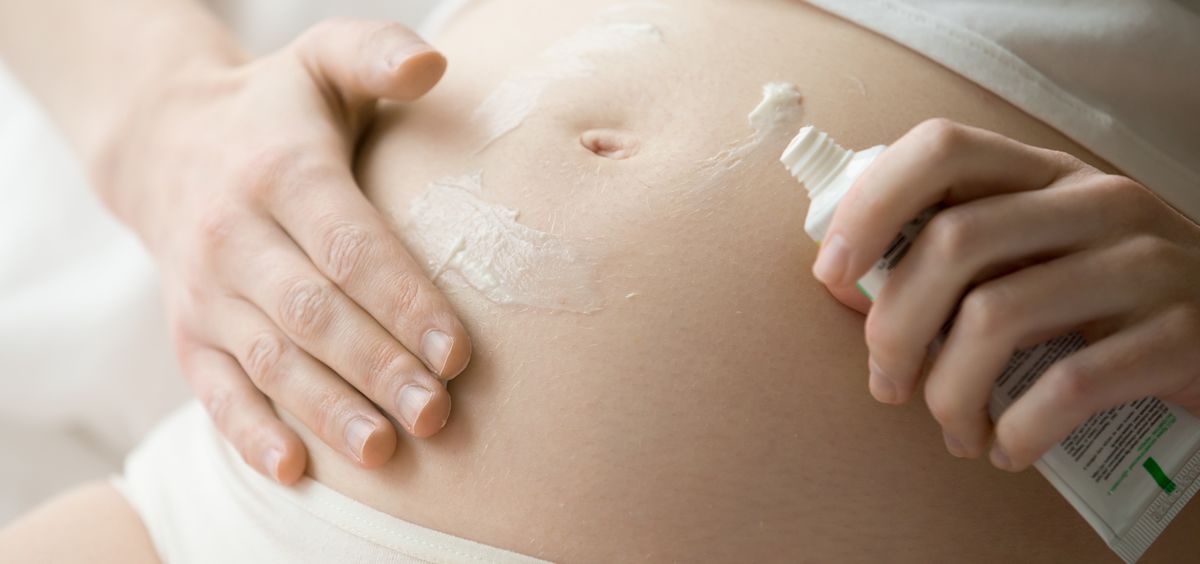 La mujer experimenta cambios y trastornos en la piel durante el embarazo (Foto. Freepik)