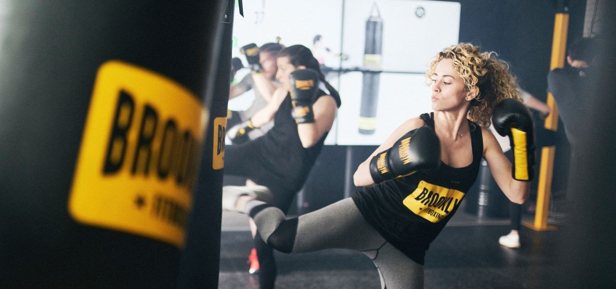 Mujeres practicando Brooklyn Fitboxing. (Foto. Brooklyn Fitboxing)