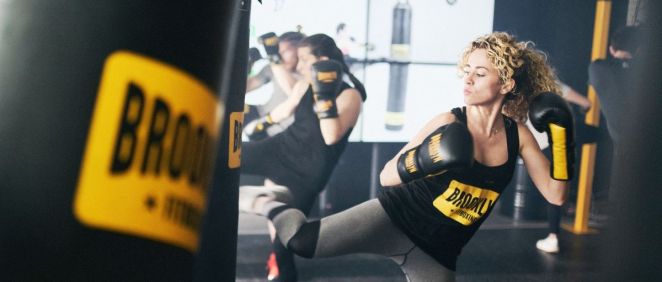Mujeres practicando Brooklyn Fitboxing. (Foto. Brooklyn Fitboxing)