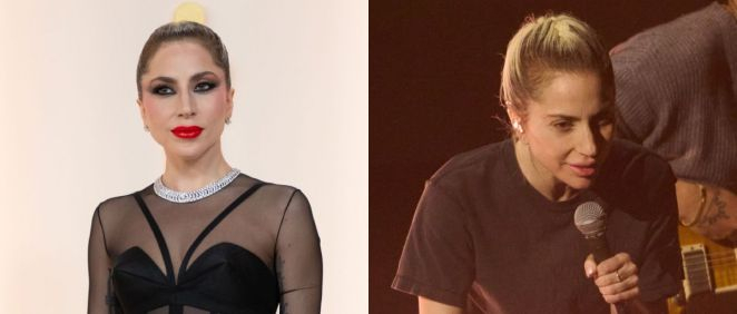 Lady Gaga y su 'no maquillaje' en los Oscar 2023: ¿cómo saber si tu piel necesita un descanso? (Foto. Fotomontaje Estetic.es)