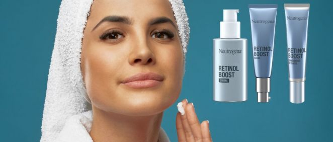'Retinol Boost' de Neutrogena para eliminar arrugas (Foto. Fotomontaje Estetic.es)