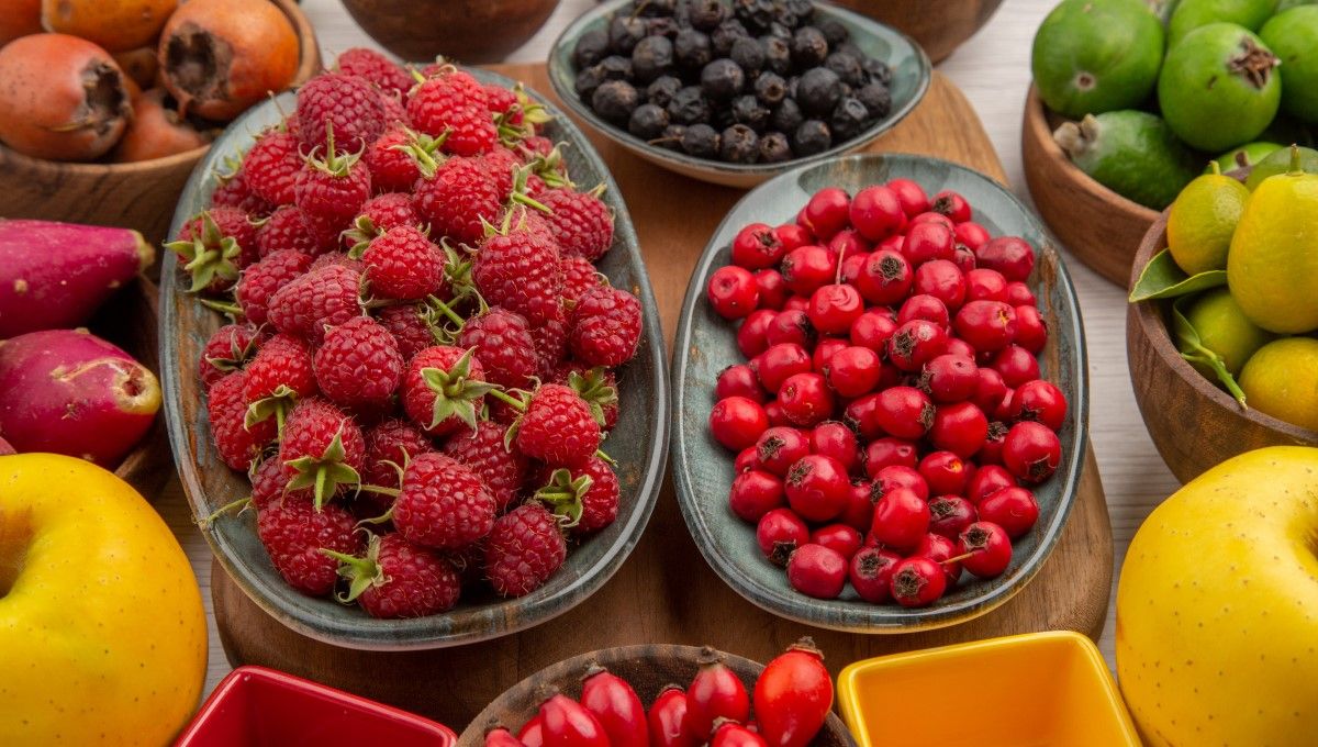 Frutas y frutos rojos, fuente de antioxidantes para la dieta antienvejecimiento (Foto. Freepik)