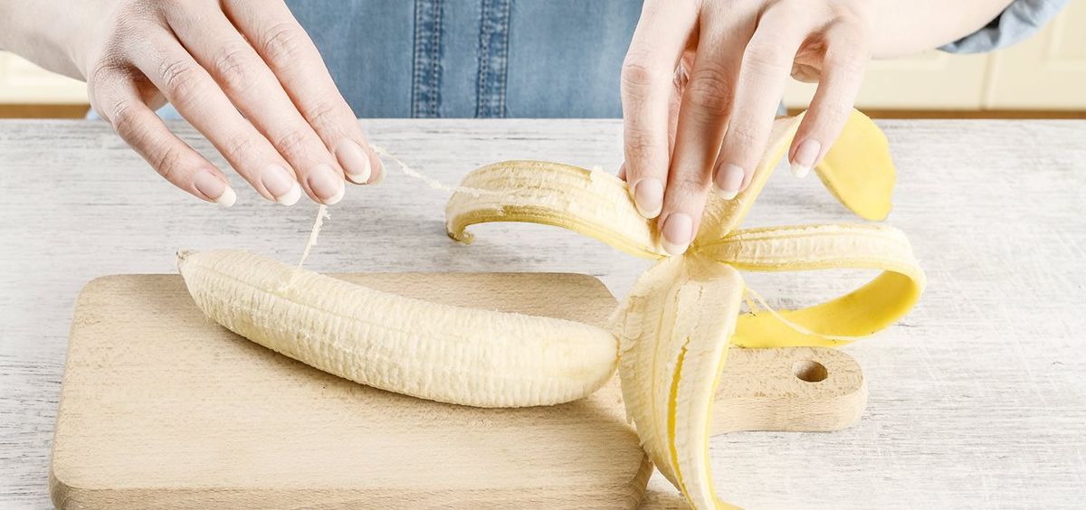 La piel del plátano también podemos comerla si es de producción ecológica