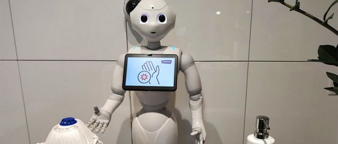 Nuevo Robot  recepcionista (Foto. Weegree) Mari