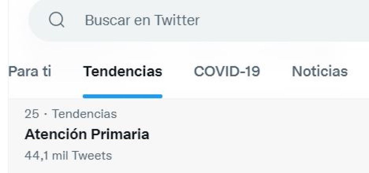 Atención Primaria es tendencia nacional en Twitter. (Foto. ConSalud.es)