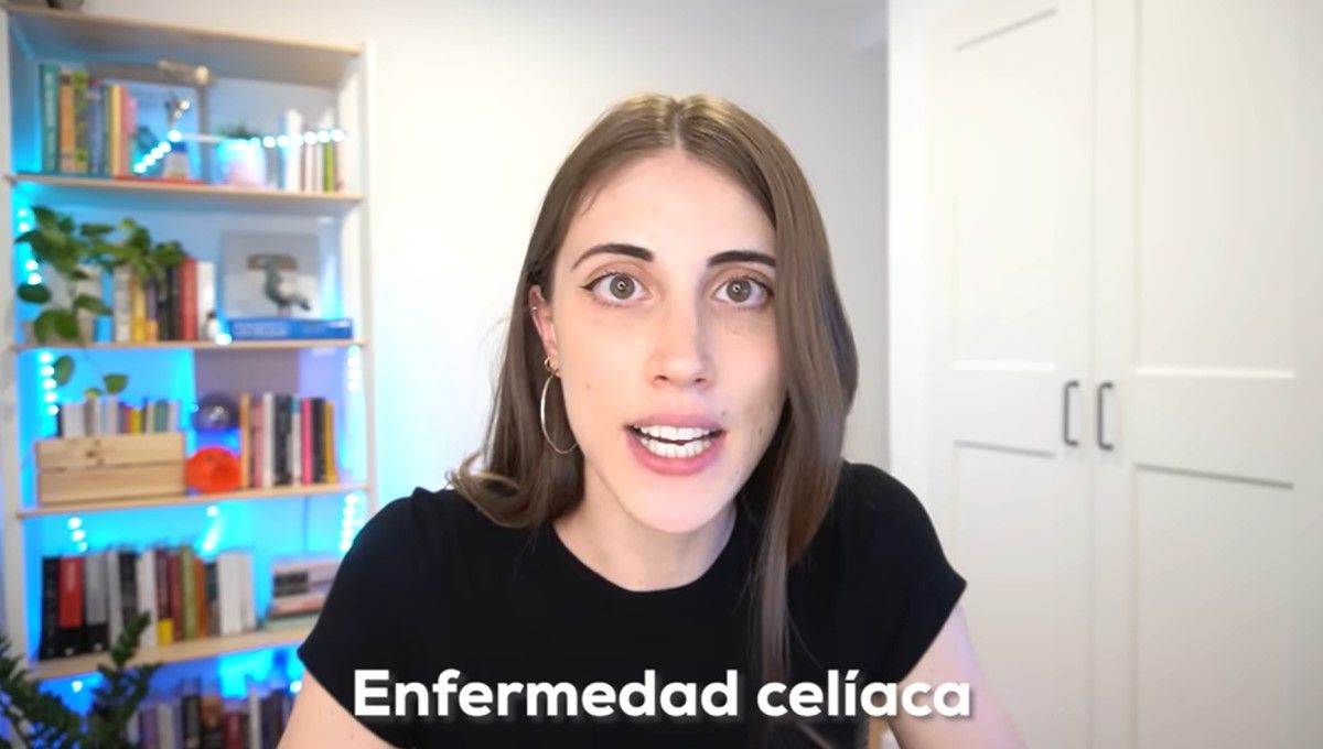 Captura del vídeo sobre los problemas de ser celiaca (FOTO: Youtube)