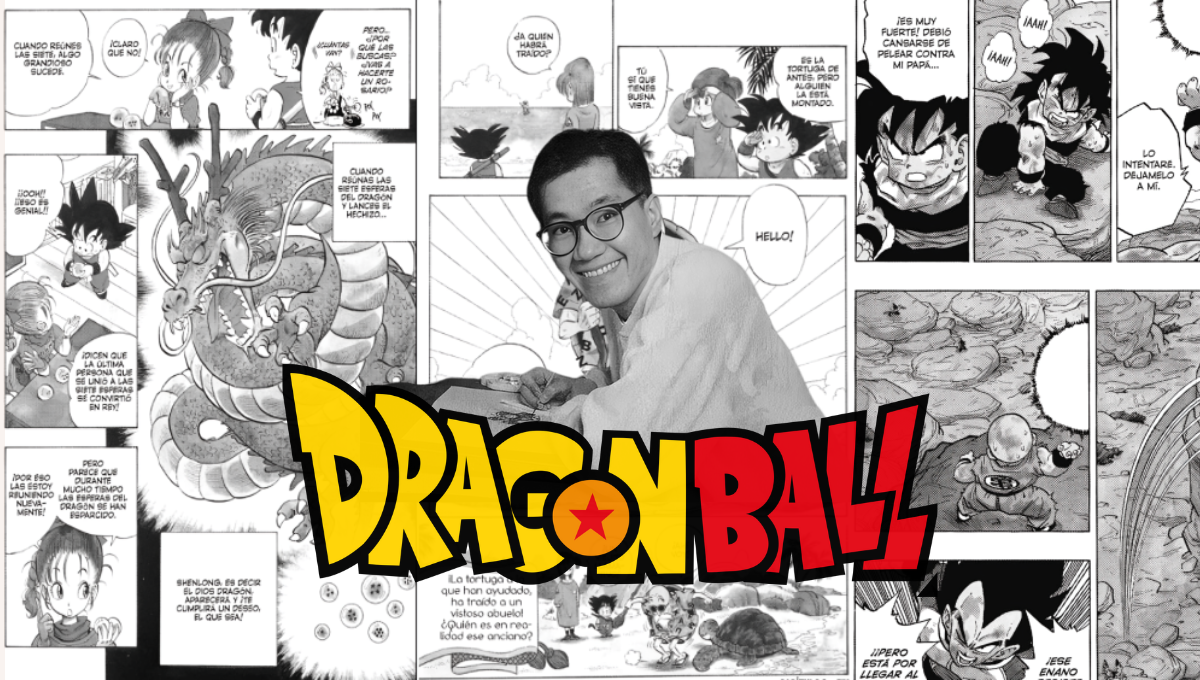 Akira Toriyama, creador de Dragon Ball (Foto. Montaje)