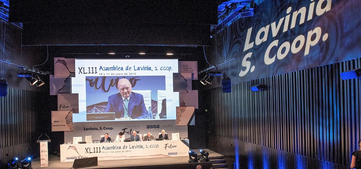 Francisco Ivorra, presidente de Lavinia ASISA, durante su intervención en la 43ª Asamblea de Lavinia