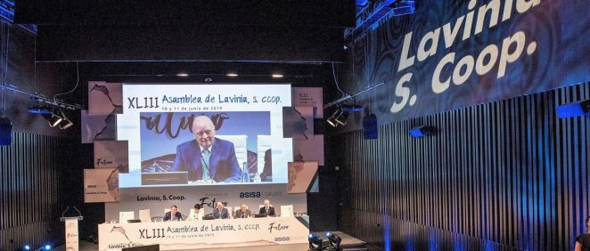 Francisco Ivorra, presidente de Lavinia ASISA, durante su intervención en la 43ª Asamblea de Lavinia