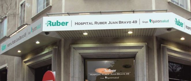 Fachada exterior del Hospital Ruber Juan Bravo.