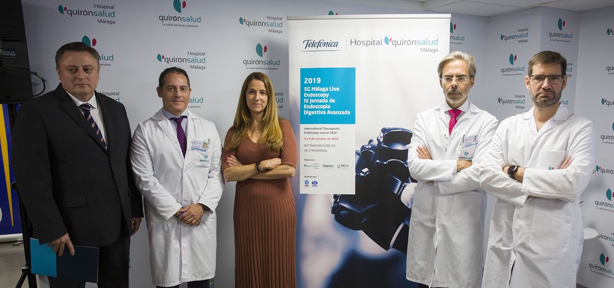 Quirónsalud Málaga y Telefónica organizan el primer encuentro médico del mundo con intervenciones 5G. (Foto. ConSalud)