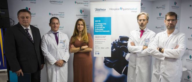 Quirónsalud Málaga y Telefónica organizan el primer encuentro médico del mundo con intervenciones 5G. (Foto. ConSalud)