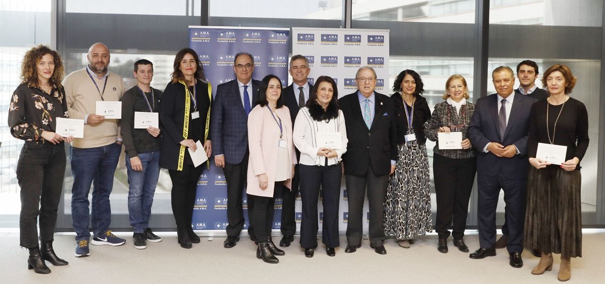 La Fundación A.M.A. reparte 60.000 euros a los finalistas de la VI del Premio Mutualista Solidario