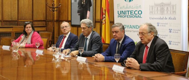 La Fundación Uniteco y la Universidad de Alcalá de Henares (UAH) han renovado su compromiso con respecto a la Cátedra de Salud, Derecho, Seguro y Responsabilidad Civil para los próximos tres años (Foto. Fundación Uniteco)