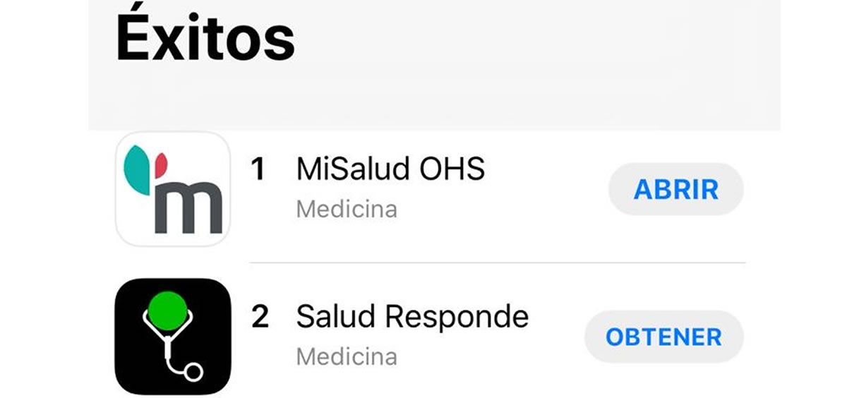 MiSalud OHS, la app de Quirónprevención más descargada.