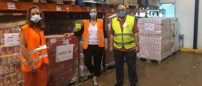 AbbVie dona al Banco de Alimentos de Madrid más de 4.900 kilos de alimentos