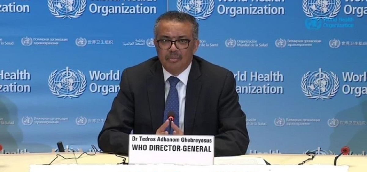 El director general de la Organización Mundial de la Salud (OMS), Tedros Adhanom Ghebreyesus (Foto. EP)