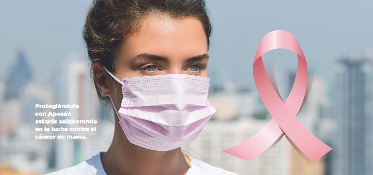 Cofares lanza una mascarilla quirúrgica rosa para apoyar la investigación contra el cáncer de mama