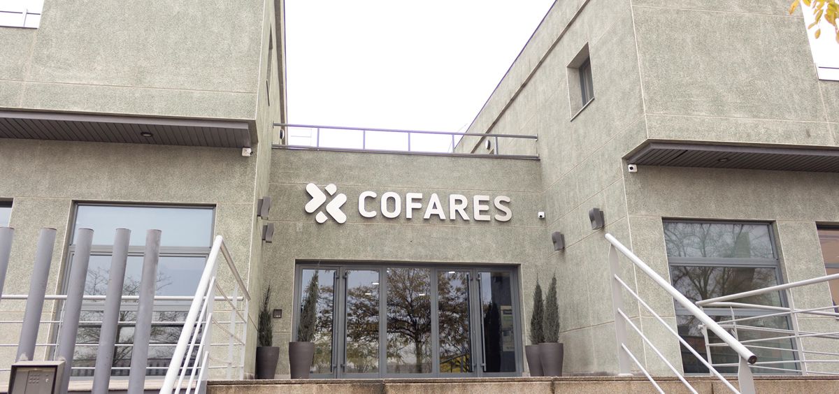 Entrada del nuevo centro de distribución de Cofares.