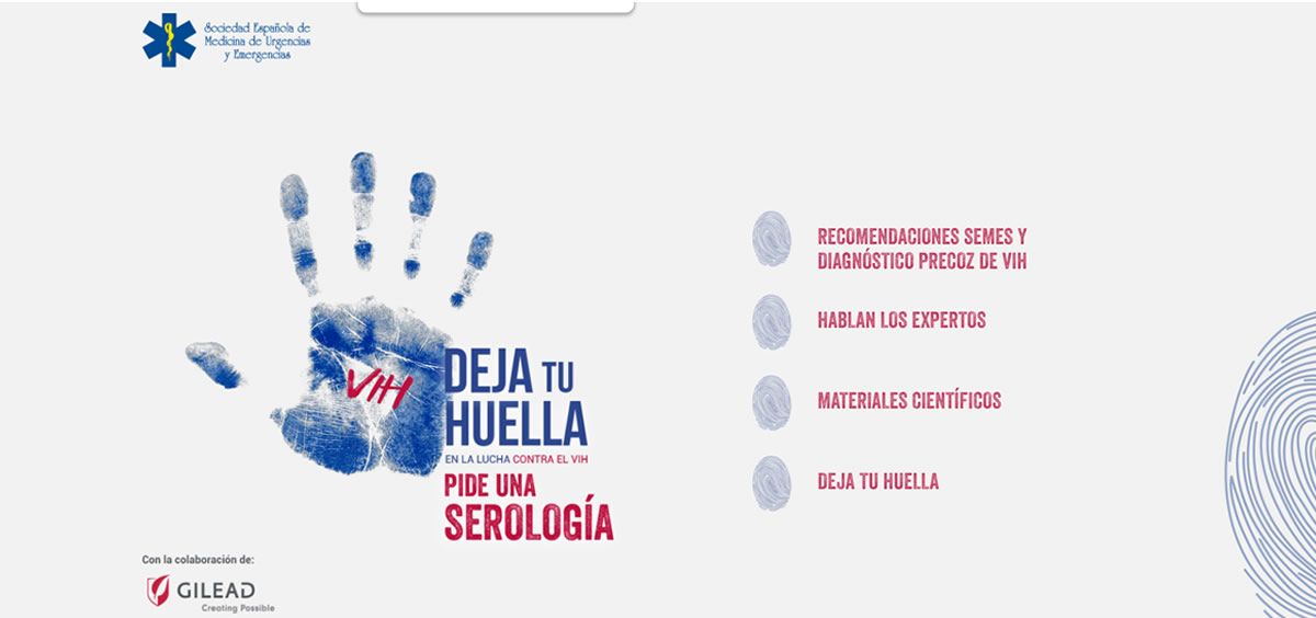 Gilead y Semes lanzan la nueva web ‘DejaTuHuella’ contra el VIH