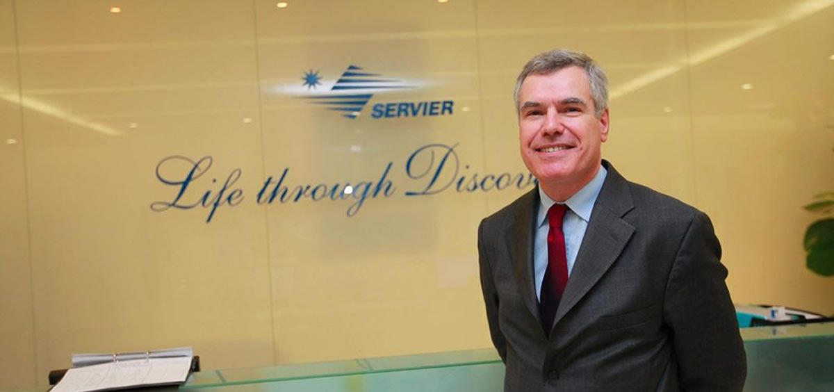 Olivier Laureau, CEO de Servier. (Foto. Twitter @Servier)