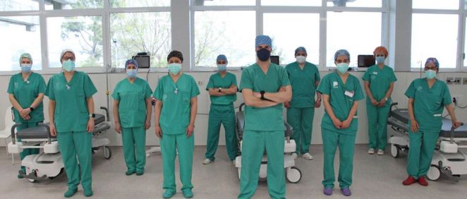 Profesionales del Hospital Polusa de Lugo. 