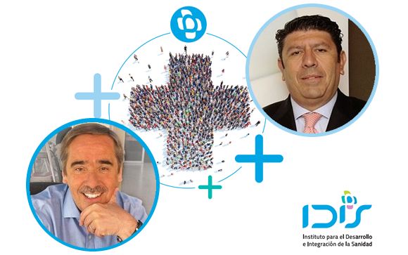 De izda. a drcha.: Fernando Mugarza, director de desarrollo corporativo del IDIS; y Manuel Vilches, director general del IDIS