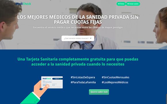Medicheck, la primera plataforma colaborativa de servicios médicos