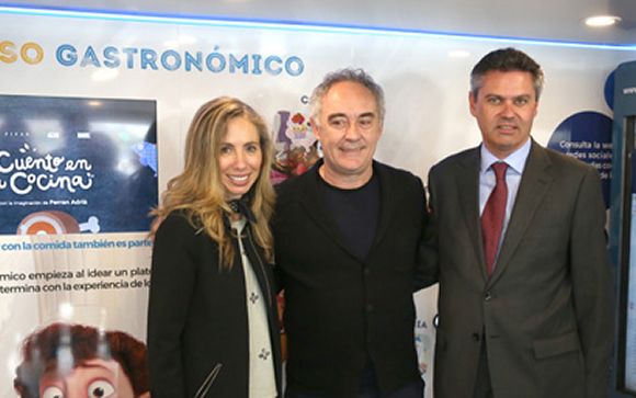 De izd. a drcha: Marisa Martí, Ferrán Adrià y Miguel Ángel Conesa.