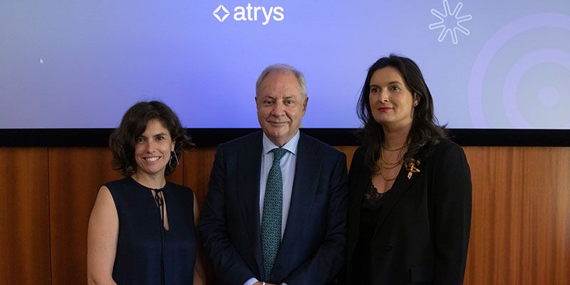 Sofia Gomes, Country Manager da Atrys Portugal, Santiago de Torres, Presidente Ejecutivo de Atrys y Graça Pires, General Manager da Genetyca ICM