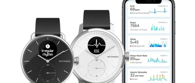 Withings planta cara a Apple, la FDA aprueba su reloj inteligente híbrido con ECG. (Foto. Withings)