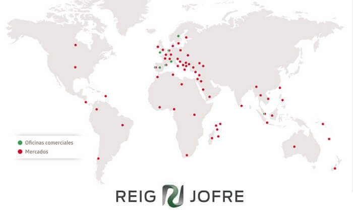 Las ventas de Reig Jofre fuera de España suponen el 59% del total