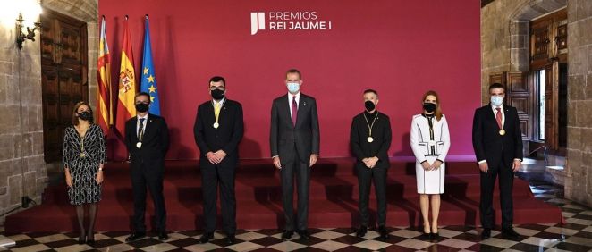 El Rey hace entrega del premio Rei Jaume I a la investigación médica, patrocinado por Air Liquide Healthcare. (Foto. Air Liquide Healthcare)