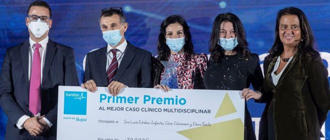 La cuarta edición del Premio Mejor Caso Clínico Multidisciplinar Dental Star ha reconocido el trabajo de las odontólogas Lucía Esteban Infantes y Lucía Bonilla y el cirujano César Colmenero (Foto. ECSalud)