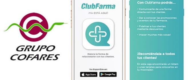 Cofares presenta ClubFarma, la nueva app interactiva que acerca los clientes a la farmacia