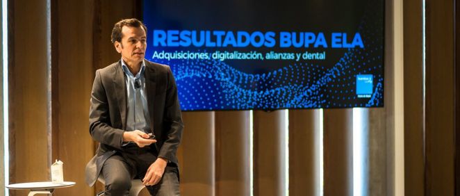 Iñaki Peralta, CEO de Sanitas, durante la presentación de los resultados (Foto. Sanitas)