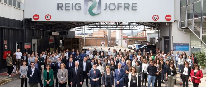 El presidente de la Generalitat, Pere Aragonés, visita la planta de Reig Jofre (Foto. Reig Jofre)