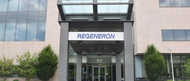 Fachada exterior de Regeneron Pharmaceuticals.