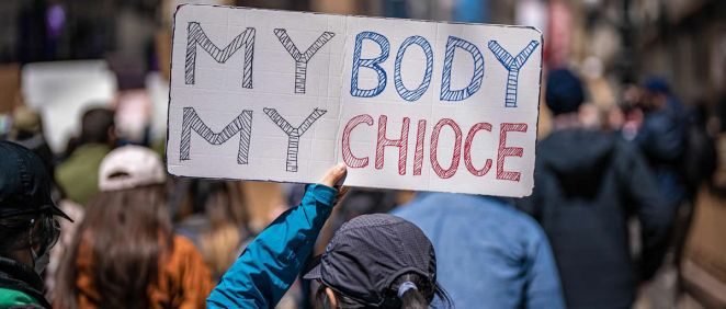 Una manifestación en Chicago sobre el aborto en Estados Unidos (Foto: Chris Riha/ZUMA Press Wire/dpa)